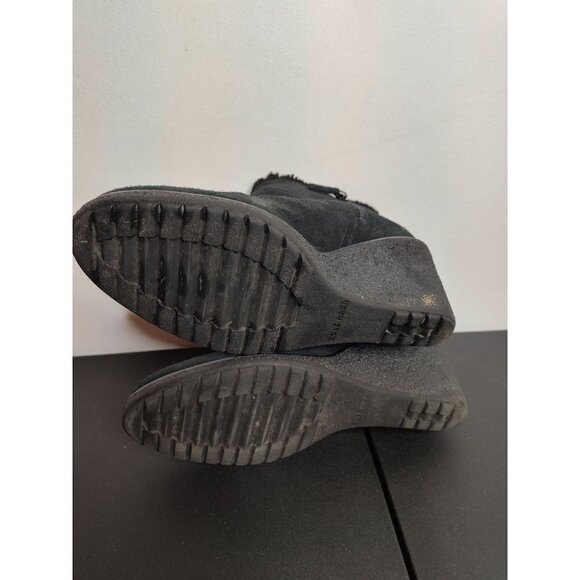 Cole Haan Women's Michelle Shearling Waterproof Short Wedge boot, 9B - Picture 8 of 8